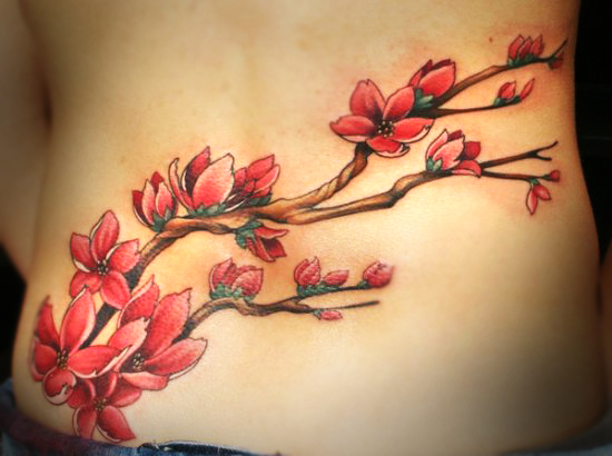[50 Фото] Татуировка Цветок Сакуры — Символ Изящества и Красоты
