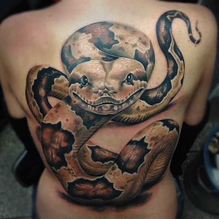 Тату (татуировки) Змея: значение и эскизы для девушек и мужчин